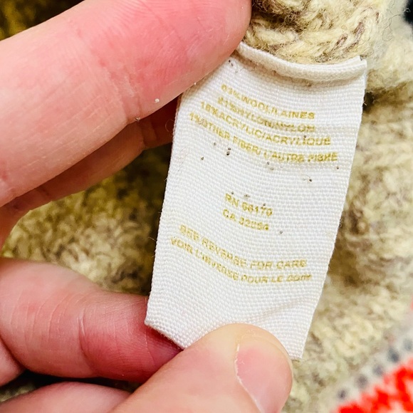 Free People Babydoll Orange Red and Cream Knit Cap Sleeve Sweater Top Size XS - Picture 7 of 7